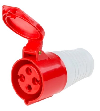 Розетка REXANT 11-8922 224 переносная 3Р+РЕ 32А 380В IP44