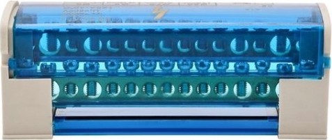 Шина REXANT 11-2302-15 на DIN-рейку в корпусе (кросс-модуль) 2х15 групп Шина REXANT 11-2302-15 на DIN-рейку в корпусе (кросс-модуль) 2х15 групп