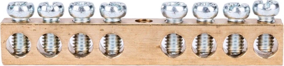 Шина REXANT 11-2372 PEN «земля-ноль» 6х9 мм 8/1, 8 групп
