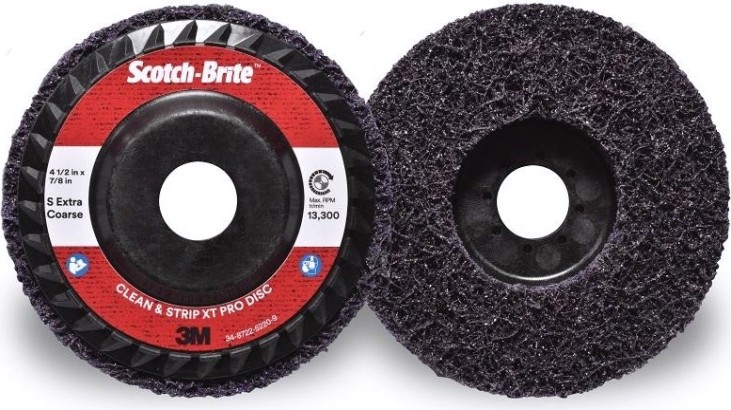 Шлифовальный круг по металлу 3M Clean and Strip Pro XO-RD S XCRS, 51889 для очистки поверхности, 115x22 мм [7100192330]