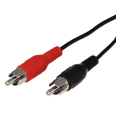 Шнур REXANT 17-0105 2 RCA-2 RCA, 3м, черный (10 шт/уп)