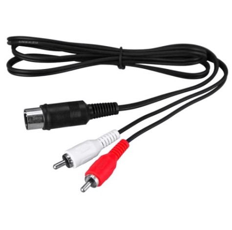 Шнур REXANT 17-2512-4 DIN 5PIN-2 RCA, 1,2м
