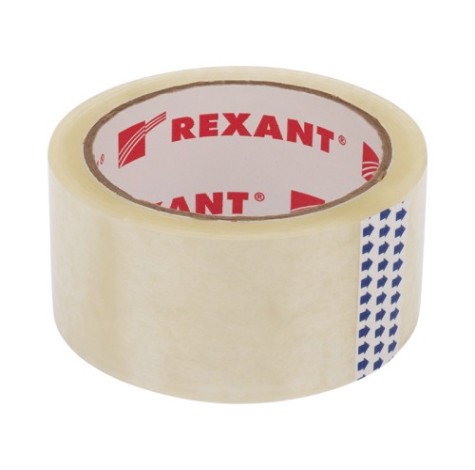 Скотч REXANT 09-4202 упаковочный 48 ммх50 мкм, прозрачный (рулон 66 м)