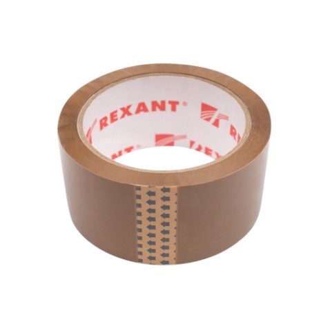 Скотч REXANT 09-4212 упаковочный 48 ммх50 мкм, коричневый (рулон 66 м)