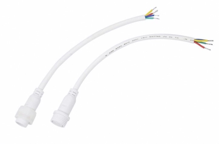 Соединительный кабель REXANT 11-9440 (4pin) герметичный (IP67) 4х0,75мм, белый Соединительный кабель REXANT 11-9440 (4pin) герметичный (IP67) 4х0,75мм, белый