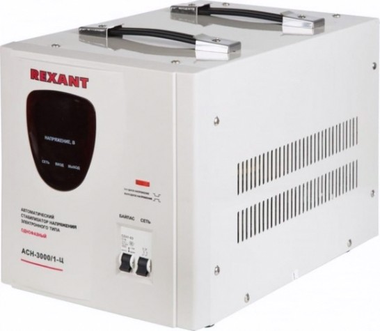 Стабилизатор напряжения однофазный REXANT AСН-3000/1-Ц [11-5004]