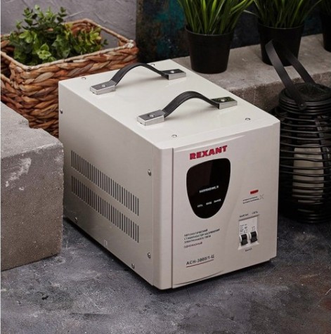 Стабилизатор напряжения однофазный REXANT AСН-3000/1-Ц [11-5004]