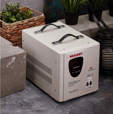 Стабилизатор напряжения однофазный REXANT AСН-5000/1-Ц [11-5005]