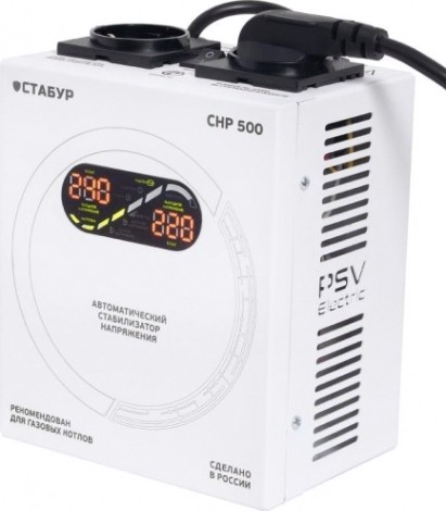 Стабилизатор напряжения однофазный Стабур СНР- 500 Н2П [STBSNR500N2P]