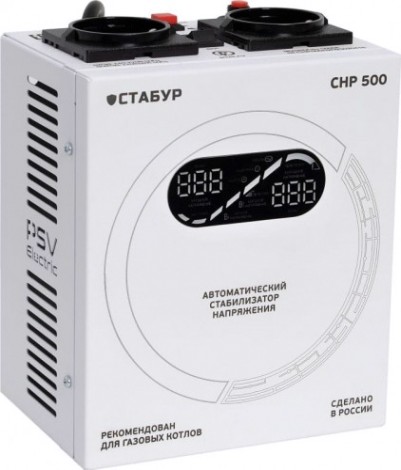 Стабилизатор напряжения однофазный Стабур СНР- 500 Н2П [STBSNR500N2P]