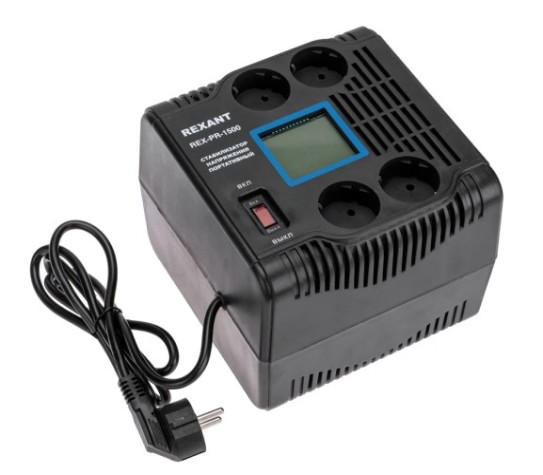 Стабилизатор напряжения REXANT REX-PR-1500 портативный [11-5031]