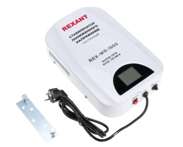 Стабилизатор напряжения REXANT REX-WR-1500 настенный [11-5043]