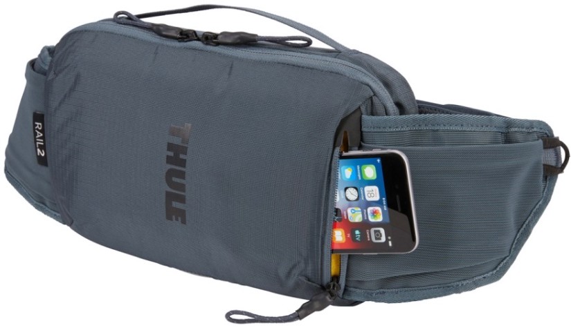 Сумка на пояс THULE 3204480 спортивная Rail, 2L, Dark Slate