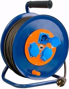 Удлинитель на катушке Электроконтакт 10208 "Лидер" (КГ 3х1,5 АЗ) 30 м.