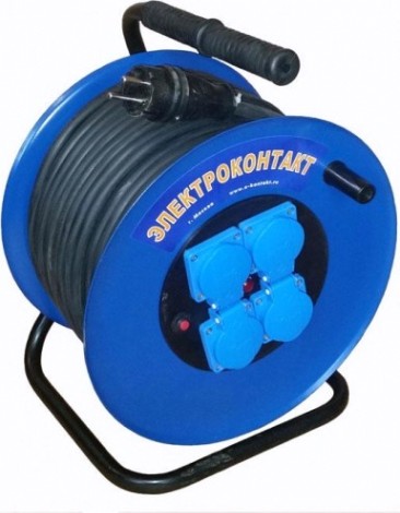 Удлинитель на катушке Электроконтакт 17292 "Фаворит" (КГ 3х2,5 АЗ) 50 м