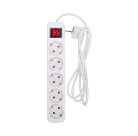 Удлинитель REXANT 13-4031 STANDARD 5 гнезд, 1,5м, 3х1,0мм², с/з, с выкл.