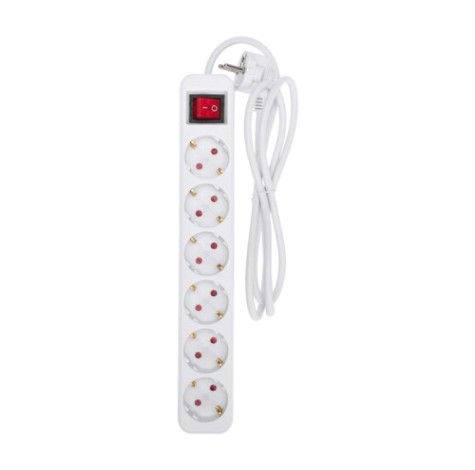 Удлинитель REXANT 13-4046 STANDARD 6 гнезд, 1,5м, 3х1,0мм², с/з, с выкл