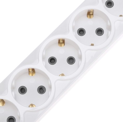 Удлинитель REXANT 13-4123 PREMIUM 6 гнезд, 5м, 3х1,5мм², с/з, 2 USB, белый Удлинитель REXANT 13-4123 PREMIUM 6 гнезд, 5м, 3х1,5мм², с/з, 2 USB, белый