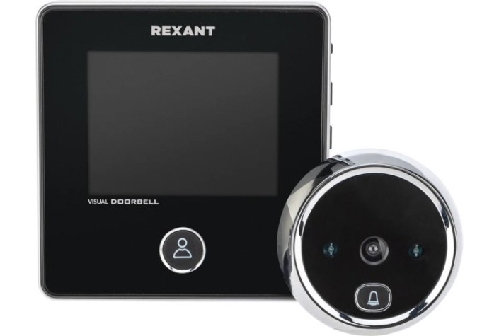 Видеоглазок дверной REXANT 45-1113 с цветным LCD-дисплеем 2.8" (DV-113) Видеоглазок дверной REXANT 45-1113 с цветным LCD-дисплеем 2.8" (DV-113)