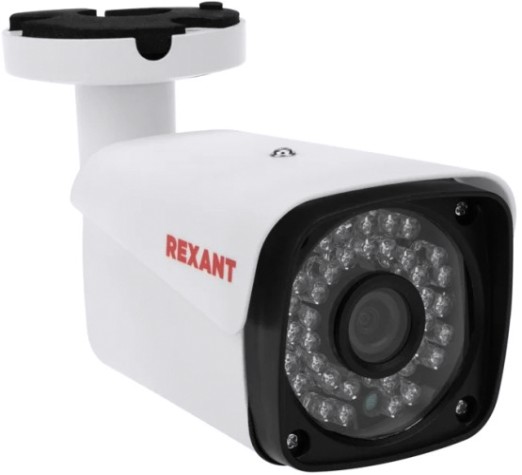 Видеокамера уличная REXANT 45-0139 цилиндрическая AHD 2.0Мп Full HD1920x1080, ИК Видеокамера уличная REXANT 45-0139 цилиндрическая AHD 2.0Мп Full HD1920x1080, ИК