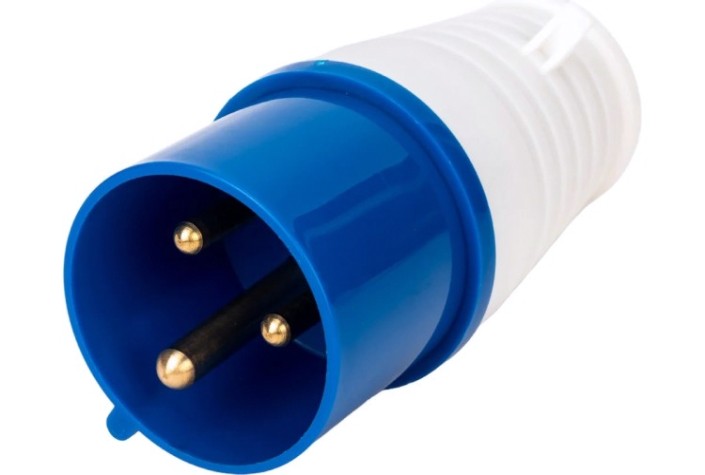 Вилка REXANT 11-8903 023 переносная 2Р+РЕ 32А 220В IP44