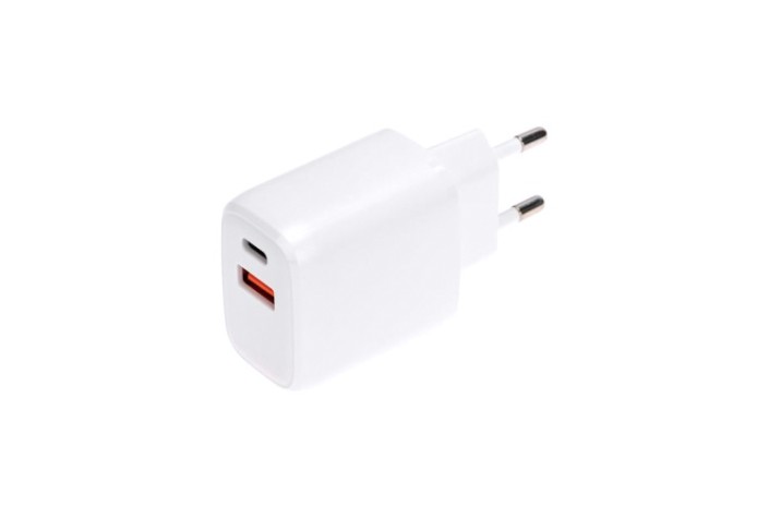 Зарядное устройство REXANT 18-2225 сетевое USB QC (20w) + Type C PD (20W), белое