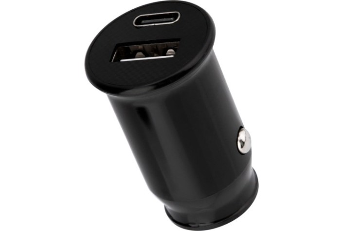 Зарядное устройство REXANT 18-2228 автомобильное c двумя портами USB-A+Type-C 12Bт