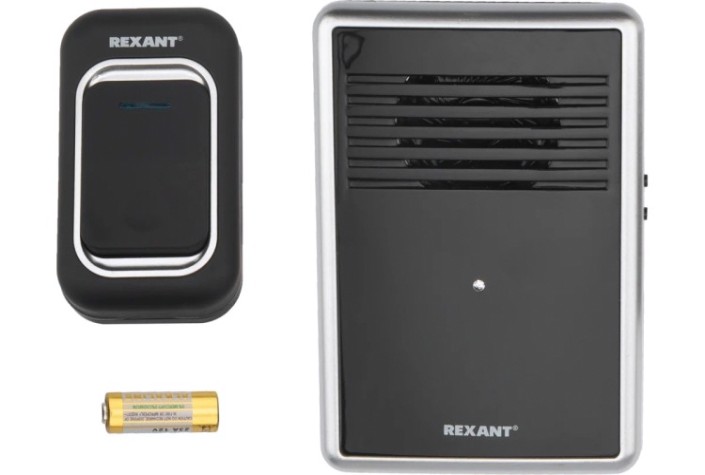 Звонок дверной REXANT 73-0015 беспроводной c цифровым кодированием, 150м